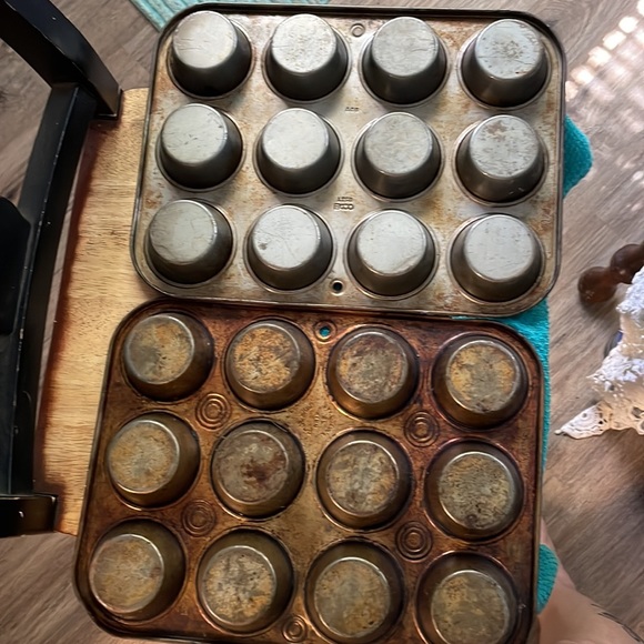 Vintage bake king 12 muffin Ekco 12 muffin pans - Picture 5 of 5